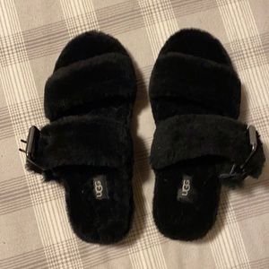 UGG Fuzz Yeah Slippers slides size 8